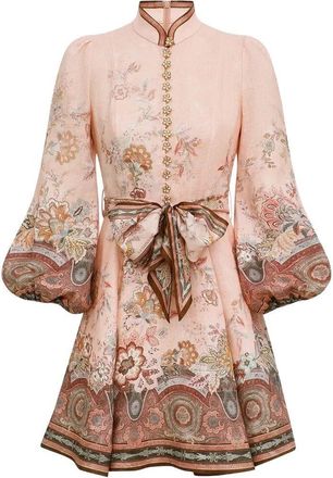 Zimmermann Alchemy Button Mini Dress
