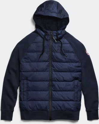 Canada Goose Chandail à capuchon et fermeture éclair pleine longueur HyBridgeMD Huron (Hommes, Atlantic Navy, TTG)