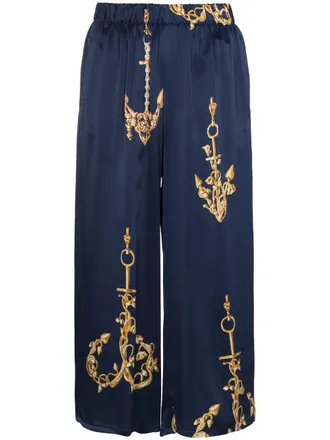 Natasha Zinko Culotte stampate - Blu