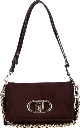 Liu Jo Deep Brown Quilted Microfiber Handbag