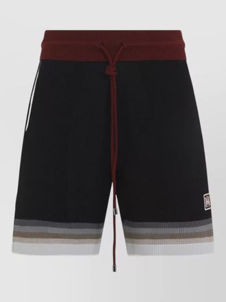 Amiri ma sport shorts elastic waistband colorblock