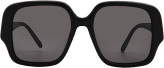 Loewe Smoke Square Ladies Sunglasses LW40134U 01A 54