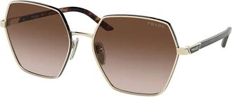 Prada PR 56YS ZVN6S1 Womens Sunglasses Gold Size 58