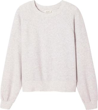 American Vintage Felpa Atubay con maniche raglan - Grigio