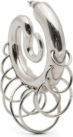 Panconesi Medium Pierced-serpent Hoop Earrings