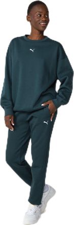 Puma Puma Womens Essential Jogging Bottoms Green Terrain 12