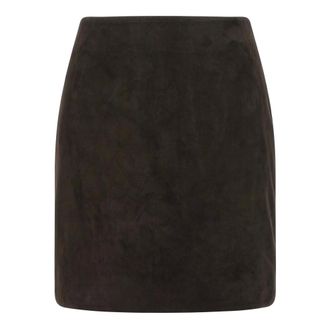 Rotate Suede Mini Skirt - female - ROTATE Birger Christensen - Short Skirts - Red - S - Skirts