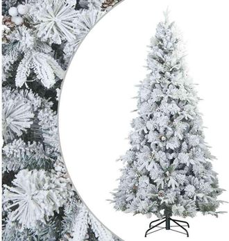 vidaXL &Aacute;rbol De Navidad Artificial Plegable Cubierto De Nieve 180 Cm Vidaxl