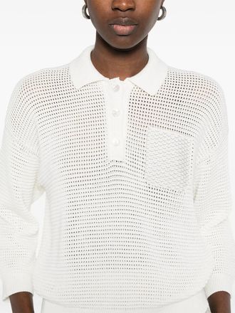 PESERICO Womens Knitted Polo Shirt Ss26 W