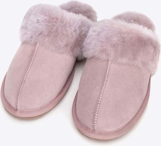 Wittchen Dames Roze Su&egrave;de Leren Pantoffels