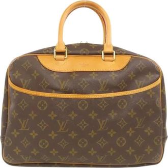 Louis Vuitton Pre-owned Handbags, female, Brown, Size: ONE SIZE Pre-owned Vintage Monogram Canvas Handbag
