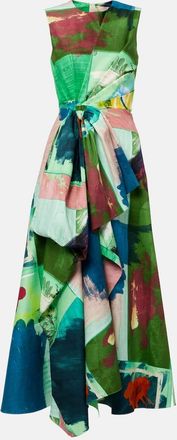 Roksanda Ilincic Abito lungo Nura in cotone