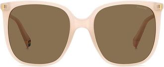 Polaroid PLD 6218/S Polarized 35J/SP Womens Sunglasses Pink Size 56