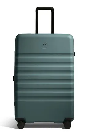 Antler Icon Stripe Large Luggage in Glade Blue at Nordstrom
