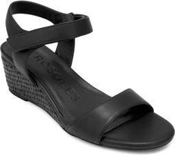 Aerosoles Wel Wedge Sandal in Black at Nordstrom Rack, Size 7.5