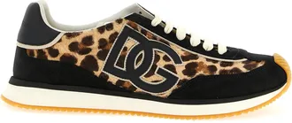 Dolce & Gabbana Multicolor Calfskin Low Top Womens Sneakers