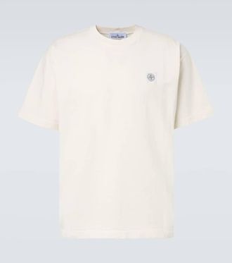Stone Island T-shirt Compass in jersey di cotone