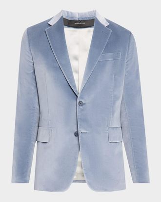 Paul Smith Mens Velvet Two-Button Dinner Jacket