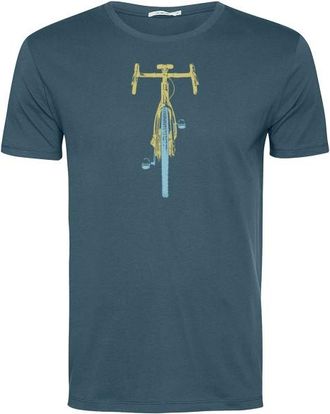 Greenbomb Bike Front Stamp Guide T-Shirt T-Shirt f&uuml;r Herren | blau