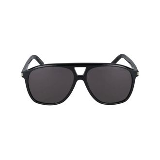 Saint Laurent Dune Zonnebril - Dames - Accessoires - Zwart - Maat: 58 MM Nylon