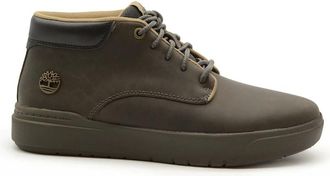 Timberland Seneca Bay Leather Sneaker - Heren - Veterlaarzen - Grijs - 43 1/2 EU - Leer - Schoenen