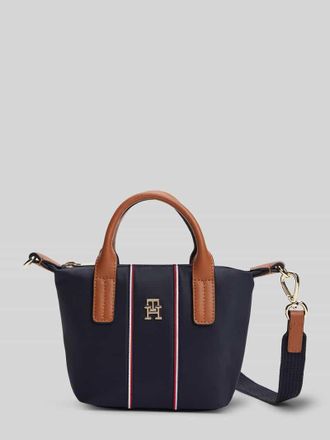 Tommy Hilfiger Umh&auml;ngetasche mit gestickten Kontraststreifen in Dunkelblau, Gr&ouml;&szlig;e 1