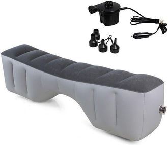 OEM Colch&oacute;n Inflable Para Coche, Extensor De Asiento Trasero Con Reposapi&eacute;s Acolchado, Para Suv, Monovolumen, Autocaravana, Cama De Viaje Para Coche, Cama