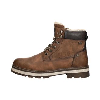 Mustang Veterschoenen Hoog - Heren - Winterlaarzen - Bruin - 45 EU - Schoenen