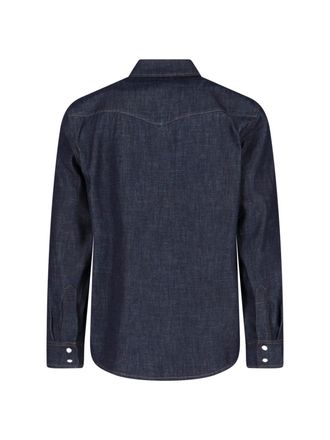 A.P.C. Mens A.p.c. Shirts Blue Organic Cotton