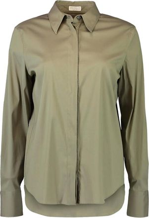 Brunello Cucinelli Shirt met lange mouwen - Groen
