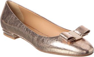 Ferragamo Ferragamo Vara Bow Leather Flat