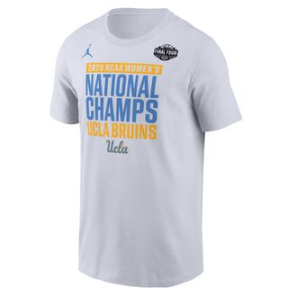 Nike Jordan Mens UCLA (Team) Jordan College T-Shirt in White | M11332P488FFLA-WHT