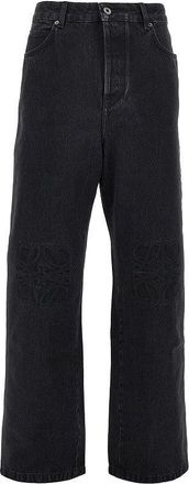 Loewe Anagram Baggy denim jeans Man 48