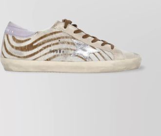 Golden Goose animalier print low top sneakers