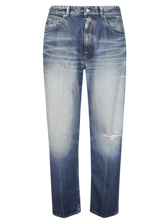 Maison Margiela Faded Blue Vintage Distressed Jeans