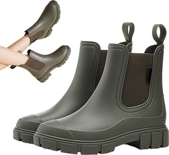 Generic Wellingtons Boots | Womens Wellies Boots | Ankle Boots Ladies | Short Chelseas Boots | Waterproof Rubber Rain Boots | Riding Equestrian Wellies | Non 
