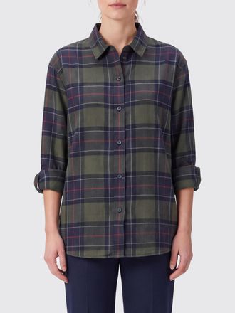 Barbour Camicia in cotone a maniche lunghe con motivo check e vestibilit&agrave; relaxed