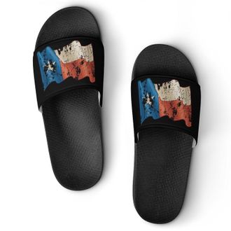 Generic Vintage Texas Flag Shower Shoes Slipper for Women Men Beach Slippers Quick Drying Non Slip Open-Toe Sandals