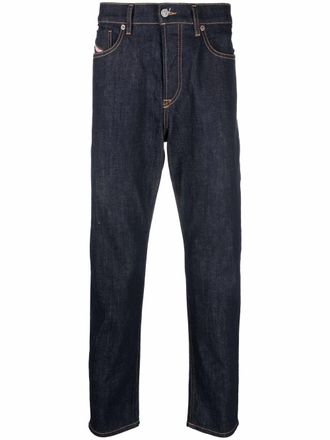 Diesel 2005 D-Fining Z9B89 jeans met toelopende pijpen - Blauw