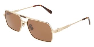 Ferragamo SF332S 745 Mens Sunglasses Gold Size 61