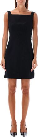 Givenchy Black Cowl-back Crepe Minidress