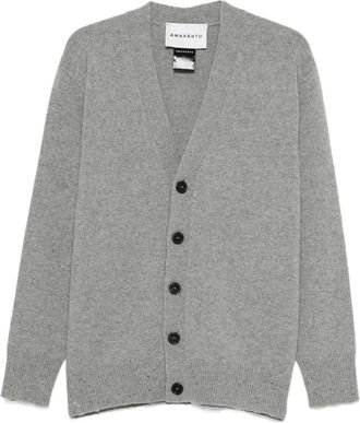 Amaranto V-neck sweater - Grey