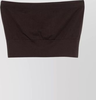 Wolford seamless strapless cropped top