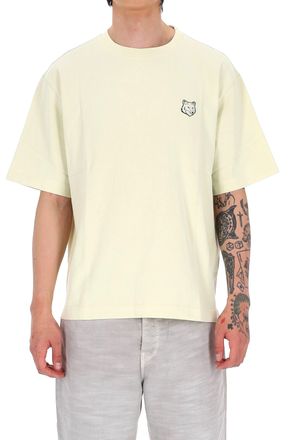 Maison Kitsun&eacute; Bold Fox Head Tonal Patch Oversized T-Shirt