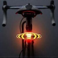 OEM Luz Trasera Led Para Bicicleta Con Intermitentes, Control Remoto Inal&aacute;mbrico, Recargable, Multifuncional, Resistente Al Agua, Para Bicicletas De Monta