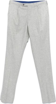 Rota Sport mélange-effect chino trousers - men - Cotton/Virgin Wool/Cupro - 52 - Grey