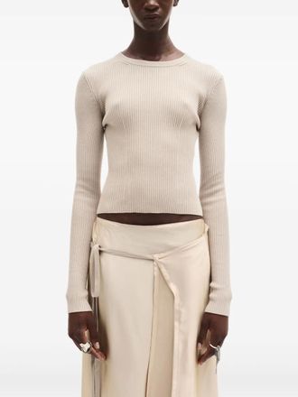 Ann Demeulemeester Maglione crop Kati - Toni neutri