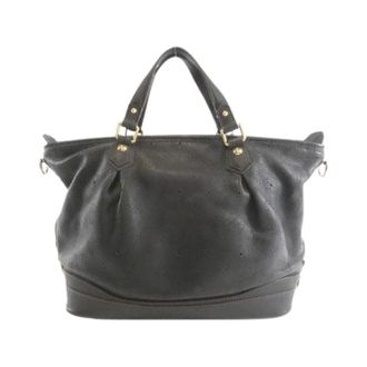 Louis Vuitton Pre-owned Handbags, female, Black, Size: ONE SIZE Pre-owned Mahina Stella Calf Shoulder Bag