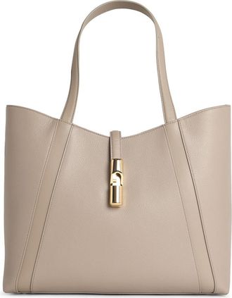 Furla Lear-Tasche Shopping Goccia aus Leinen