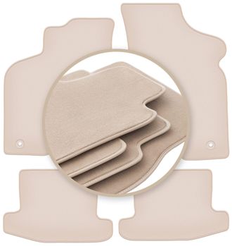 OEM Alfombrillas Premium Beige Para: Seat Arosa Hatchback 1997-2005